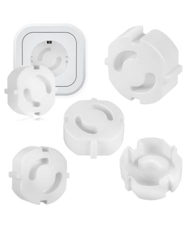 25 pieces of sockets child protection transparent socket protection for sticking socket child safety baby lock socket socket fuse (white) - Buy Online on GoSupps.com