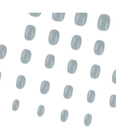 24pcs Short False Nails for Women | Stick on & Press on Nails | Removable Glue-on Fake Nails in Pee Green | Nail Art Accessories - Buy Online on GoSupps.com