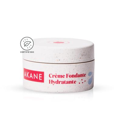 AKANE - Face Cream - Moisturizing Melting Cream enriched with hyaluronic acid - Certified organic cream - 50ml (New 2021)