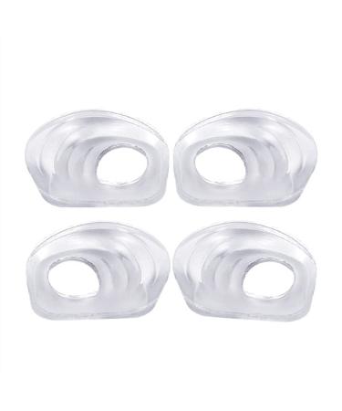 Shoe Heel Grips GEL Heel Protectors Foot Orthotic Inserts Men Breathable Stand for Spurs and Heel Blister Prevention(Medium)