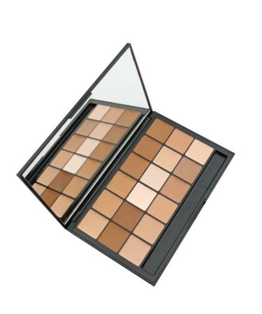 RCMA Vincent Kehoe 18 Part Foundation/Concealer Palette #11 - HD Look, Perfect Finish for Professional Makeup - Ideal for Movies, Theater, and Everyday Use - Buy Online on GoSupps.com