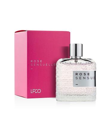 Rose Sensuelle EDP Unisex 100ml Perfume - Seductive Fragrance of Pure Roses Harmonized by White Musk - Sensual Base Notes of Amber & Jasmine - Delicate & Energizing Scent - Made in Italy 3.4 Fl Oz (Pack of 1) Rose Sensuelle