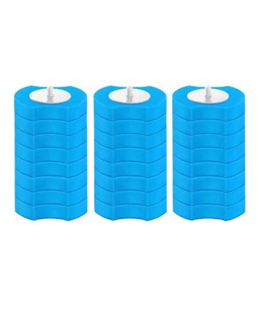 Disposable Toilet Cleaning System Disposable Toilet Brush Flushable Refill Fresh Brush Type Flushable (1 Set 24 Pieces)