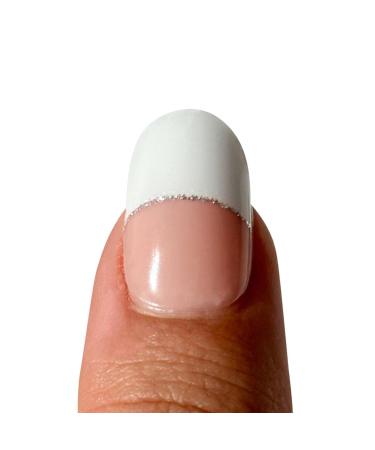 Buy UV Gel Nail Film - 20 Thin Polish Strips + File & Skin Sticks | UVNails White French Line - International Shipping Available - Buy Online on GoSupps.com