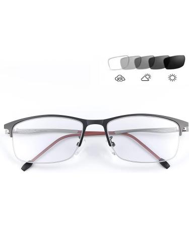 Miryea Photochrome Progressive Multifocus Reading Sunglasses | UV Protection Multifocal Transition Sun Reader Black 2.0x | International Shipping Available - Buy Online on GoSupps.com