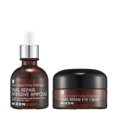 MIZON Snail Line Snail repair eye cream 25ml + Snail intensive Ampoule