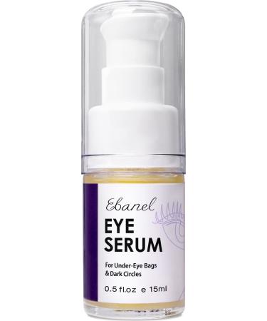 Ebanel Peptides Eye Serum Dark Circles Under Eye Treatment for Women and Men Under Eye Bags Puffiness Remover Eye Lifting and Firming Serum with Wine Extract Lavender Extract Olive Leaf Extract