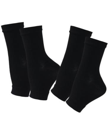 4 Pairs Ankle Compression Socks Peroneal Tendonitis Brace Ankle Sleeve Heel Protectors Best Ankle Braces Foot Men Compression Socks Ankle Sock Man Cotton Socks Breathable