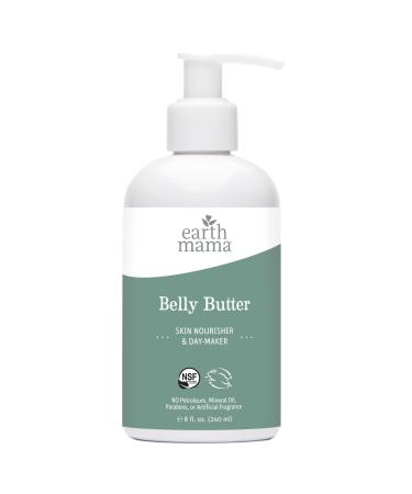 Earth Mama Belly Butter for Dry, Itchy Skin | Luxuriously Moisturizing for Pregnancy & Beyond, 8-Fluid Ounce (Packaging May Vary) 8 Fl Oz (Pack of 1) Belly Butter