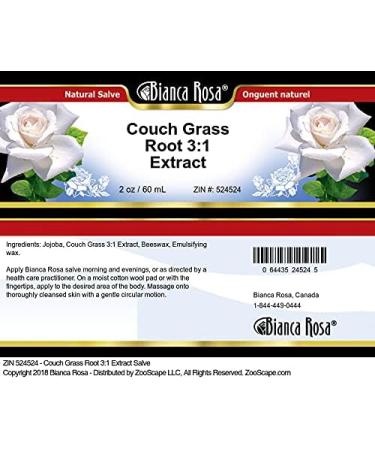 Couch Grass Root 3:1 Extract Salve (2 oz ZIN: 524524) - 3 Pack - Buy Online on GoSupps.com