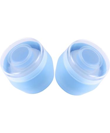  BIUDECO 2pcs Baby Plush Puff Puff Bulk Puff And Container After Bath Powder Container Body Powder Case Body Leak Baby Sponge - Buy Online on GoSupps.com