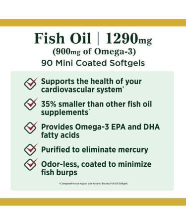 Nb Odorless Mini Fish Oil Size 90ct - Buy Online on GoSupps.com