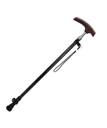Elderly Carbon 220G Ultralight Chicken Wing Wood Adjustable Telescopic Rod Solid Wood Non-Slip Old Walking Stick/Withstand Weight 70KG Interesting