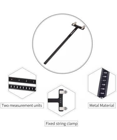 SOPOGER Archery Bow Square Ruler for Recurve and Compound Bows | Bowstring Measurement Tool - Buy Online on GoSupps.com