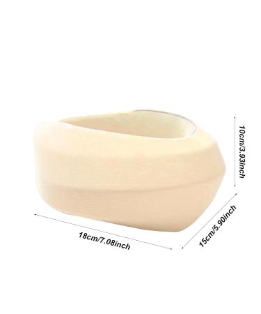 Neck Brace Cervical Collar Neck Support - Soft Foam Neck Brace Cervical Collar Adjustable Support Brace for Sleeping Relieves Neck Pressure and Spine Pressure Yellow - Buy Online on GoSupps.com