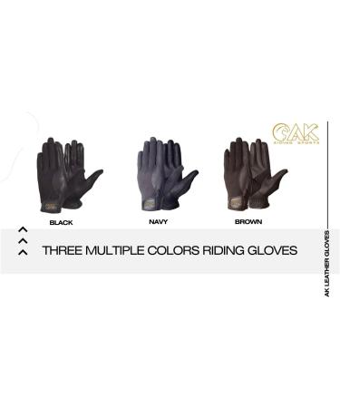 Buy AK Summer Riding Gloves - Soft Leather & Breathable Mesh Solar Tech Black/Brown XL | International Shipping - Buy Online on GoSupps.com