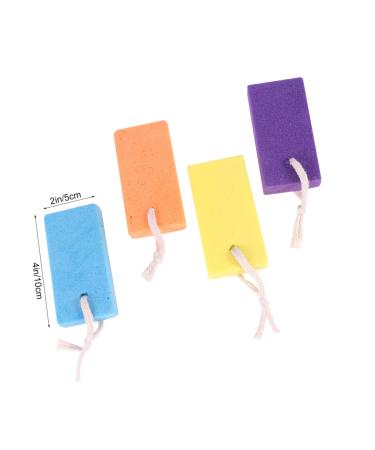 Beavorty 4pi ces Pierre Pour P dicure Exfoliante Outil De Polissage Pour liminer Les Peaux Mortes Lot De Pierres Ponces 1 unit (Lot de 1) Comme Montr
