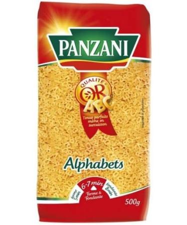  G n rique Panzani - Alphabets Soup Pasta 500 g - Pack of 4 - Sold as a Set - Buy Online on GoSupps.com