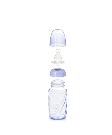 Evenflo Feeding Glass Premium Proflo Vented Plus Bottles - Lavender 4oz (Pack of 6) | Reduces Colic for Baby Infant and Newborn - Buy Online on GoSupps.com