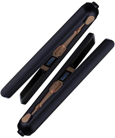 Buy Cordless Ceramic Hair Straightener - Professional Flat Iron for Curly Hair - Stainless Steel (Black) - International Shipping - Buy Online on GoSupps.com