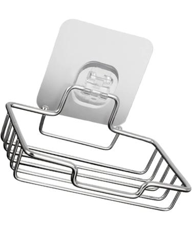 Amosfun 5pcs Stainless Steel Soap Holder Soap Holder for Shower Wall Soap Rack Stainless Steel Soap Wall-mount Holder Soap Bar Sink Drain Self-draining Soap Boxes Soap Dish Holder Square - Buy Online on GoSupps.com