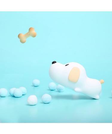 LED Dog Night Light By Sameyee - Soft Silicone Nursery Lamp for Kids - Tap Control, Timer & Sleep Mode - Perfect for Bedroom - Buy Online on GoSupps.com