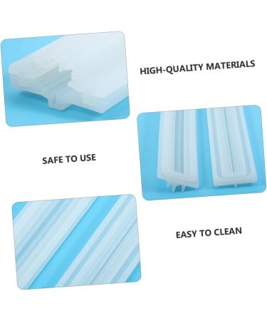 Ciieeo 1pc Sandwich Tube Mold Candle Tube Tuile Molds Silicone Mousse Cake para Snowflake Cake Mold Silicone Maple DIY Baking Mold Candle Making Soap White Chocolate Silica Gel 32X5.5CM - Buy Online on GoSupps.com