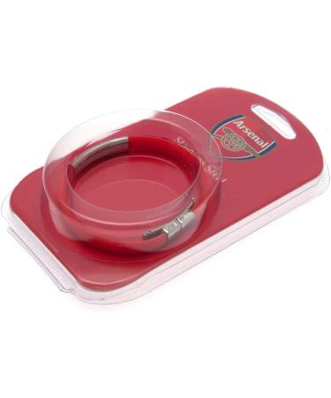 Official Arsenal FC Silicone Bracelet with Stainless Steel Closure | Perfect Gift for Christmas & Birthdays - Buy Online on GoSupps.com