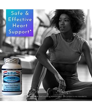 AFI CoQ10 + Hawthorn Berry 60-Count Heart Health Support Supplement High Bioavailability - Buy Online on GoSupps.com