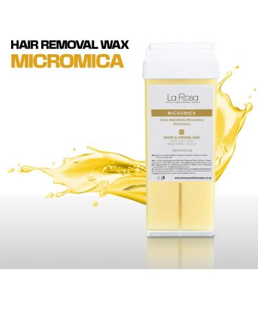 La Rosa Wax Cartridges 100ml - MICROMICA for Short & Thick Hair - Strengthen Roots & Smooth Finish - Buy Online on GoSupps.com