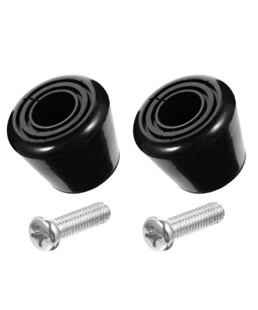 Abaodam Rubber Brake Block Stoppers PU Roller Skate Toe Stoppers for Replacement Skate Parts Black