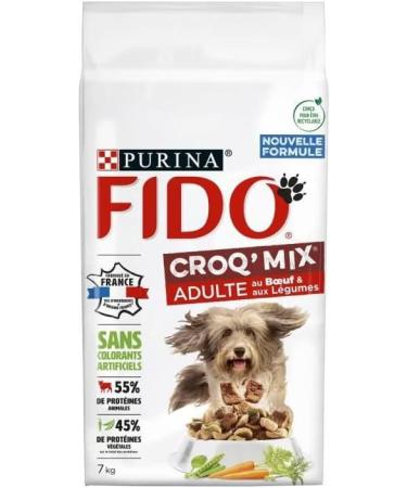 FIDO CROQ' MIX | Beef and Vegetables | Croquettes for Adult Dogs | 7 kg bag - Buy Online on GoSupps.com