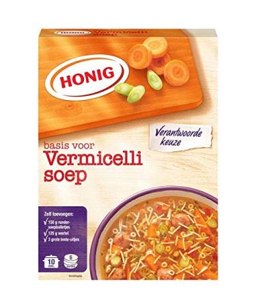 HONIG Soup Mix Vermicelli Soup Serves 4 (Noodle Vegetable Soup) | 6 Pack