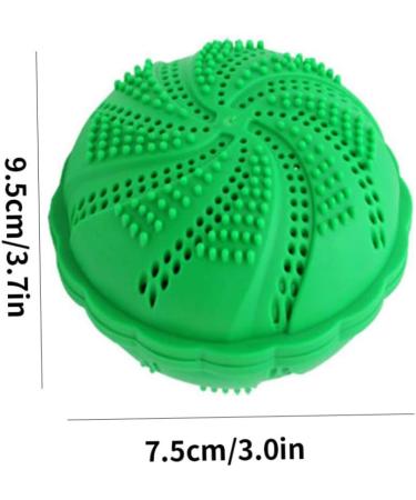 SWEETBIUTI Laundry Balls Washing Machine Ball Laundry Washing Machine Clean Eco-Friendly Decontamination Silicone Washing Balls Set for Liquid Detergent Blue Green 2PCS - Buy Online on GoSupps.com