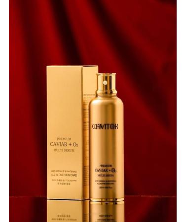 Cavitok Premium Caviar + O2 Multi Serum 4.06 fl oz Anti-Aging Anti-Wrinkle Whitening
