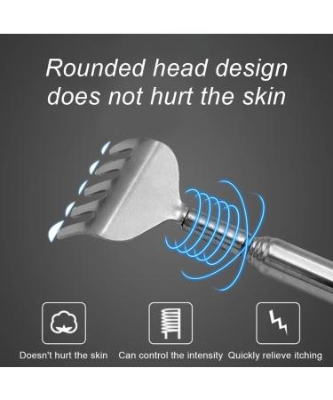 3-Piece Stainless Steel Telescopic Back Scratcher Set - Portable & Ergonomic Design for Ultimate Comfort - Buy Online on GoSupps.com