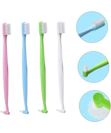 Buy Minkissy 4-Piece Double-Sided Conical Toothbrush Set - Travel-Friendly Manual Cleaning Brushes for Home Use - Buy Online on GoSupps.com
