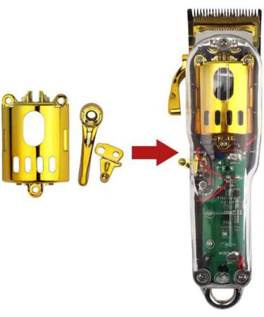 Replacement Plastic DIY Cordless Electric Hair Clippers DIY Parts Cover Kit for Wahl (8591 8148 8504) Gold - Buy Online on GoSupps.com