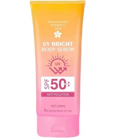 Sunscreen For Body Soothing 50 Sun Protection 180ml Waterproof Body Sunscreen for Swimming Summer Activities Sunbathing - Buy Online on GoSupps.com