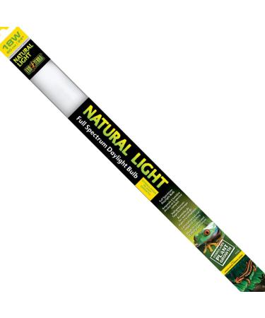 Exo Terra Natural Light ideal daylight for all reptiles amphibians invertebrates and plants fluorescent tube T8 18W 60cm yellow 18W - 60cm - Buy Online on GoSupps.com