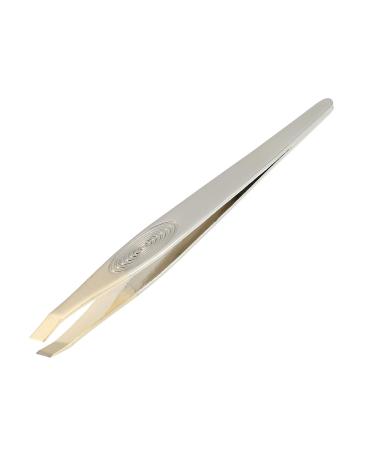 VOCOSTE Eyebrow Tweezers Stainless Steel Tweezers for Men Silver Tone