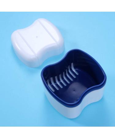 Faruta Prosthesis Suitcase for Dentures | Travel Cleaning Storage Cup & Sieve | 2-Piece Blue Set - Buy Online on GoSupps.com