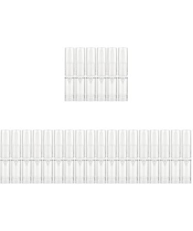 Ipetboom 24 Pcs Liquid Foundation Bottle With Cover Travel Storage Bottle 12x1.9cmx4pcs Transparentx4pcs