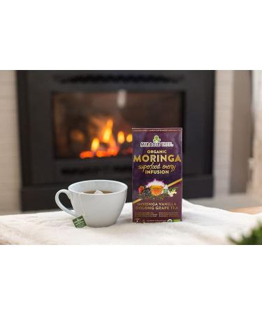 Miracle Tree's Moringa Energy Tea - Vanilla Oolong Grape | Super Caffeinated Blend | Healthy Coffee Alternative  Perfect for Focus | Organic Certified & Non-GMO | 16 Pyramid Sachets Vanilla Oolong Grape 16 Count (Pack of - Buy Online on GoSupps.com