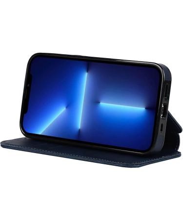 BRART Wallet Case for iPhone 13/13 Pro/13 Pro Max PU Leather Magnetic Protective Flip Case Cover with Credit Card Slot Viewing Stand Shockproof TPU (Color : Blue Size : 13pro max 6.7") 13pro max 6.7" Blue - Buy Online on GoSupps.com