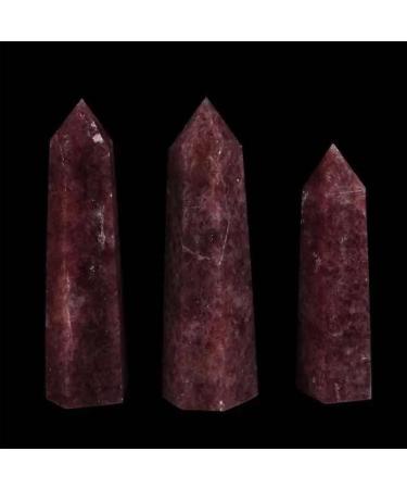 Crystal Ornaments 1pc 800g-2000g Natural Gemstone Stone red Strawberry Crystal Hexagonal Stud tip Component (Color : 1060g-1200g) - Buy Online on GoSupps.com