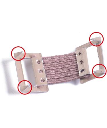 10Pcs Bandage Wrap Clips Kit - White/Coffee Stretch Metal Fixation Clamps for Sports & Elastic Bandages - Durable Easy to Use - Buy Online on GoSupps.com