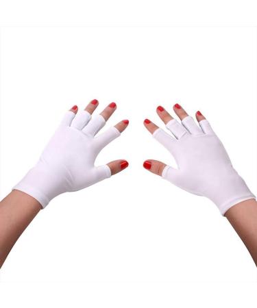 Ruluti UV Shield Gloves for Nail Art - Anti-UV Protective Driving Gloves for Manicure & Drying - Buy Online on GoSupps.com