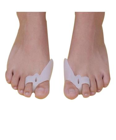 guohanfsh 2Pcs Silicone Bunion Corrector Big Toe Separators Spreader Foot Care Tool Hallux Valgus Straightener Multi