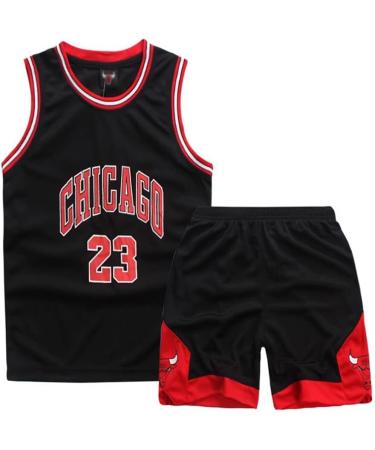ISOVNUS Geek UP Little Boys 2 Pack Basketball Training Jersey & Pants | Sleeveless Basketball Set for Ages 3-4 | Black - Buy Online on GoSupps.com